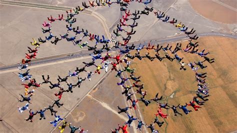 Coolest skydiving formation in-air