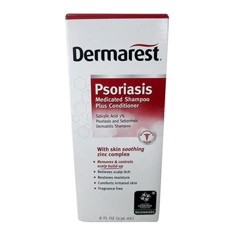 Dermarest - Scalp Itching Relief Psoriasis Medicated Shampoo Plus Conditioner - 8 Oz - Walmart.com