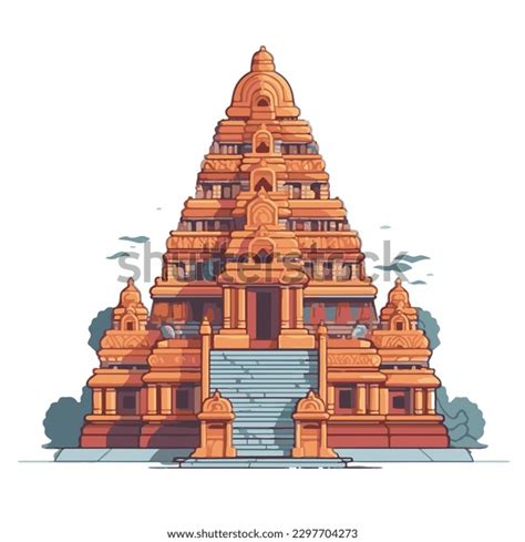 Temple Castle Worship Vector Illustration Stock Vector (Royalty Free) 2297704273 | Shutterstock