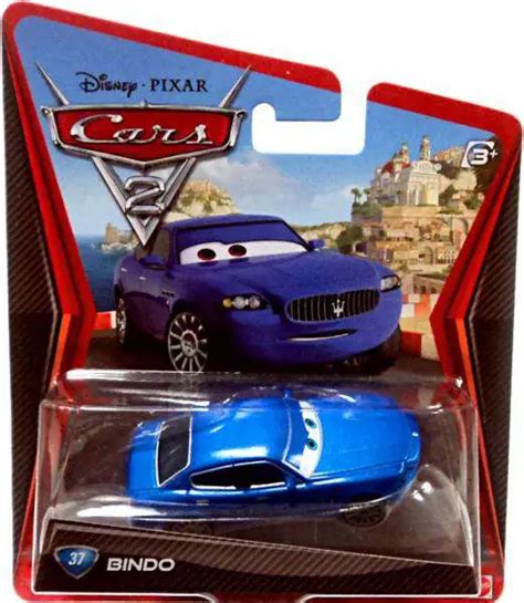 Disney Pixar Cars Cars 2 Main Series Bindo 155 Diecast Car Mattel Toys ...