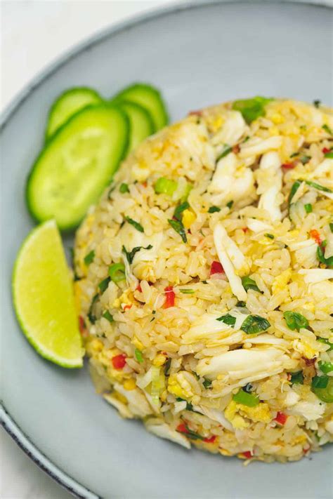 Crab Fried Rice - Recipes by Nora