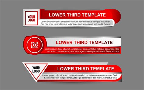 News Lower Thirds Template Design Graphic by Artmr · Creative Fabrica