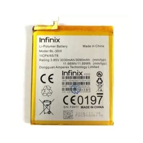 Infinix Note 30 Pro Battery