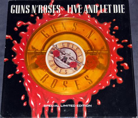 Guns N' Roses - Live And Let Die (12", Single, Ltd, Ora) - The Record Album