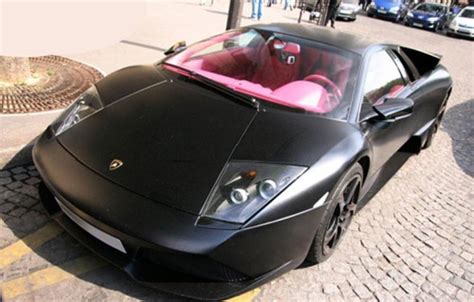 Flat Black Lamborghini LP640 With Pink Interior - Gallery | Top Speed