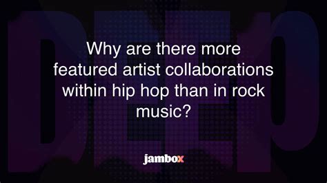 Why are there more featured artist collaborations within hip hop than ...