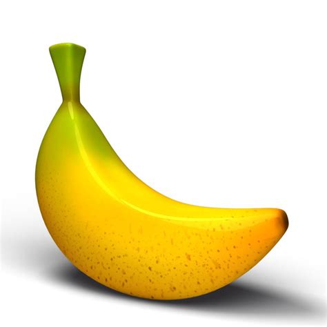 toon banana 3d model