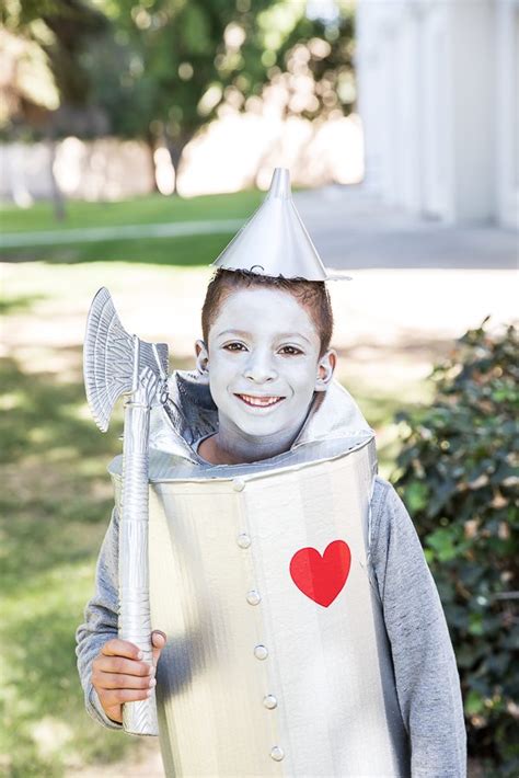 DIY Kids Tin Man Costume