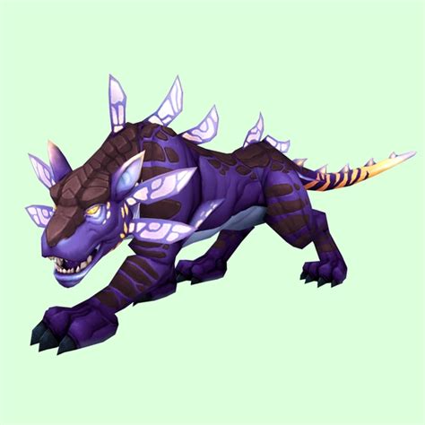 Purple Panthara w/ Gold Glow - Pet Look | Petopia - Hunter Pets in the World of Warcraft