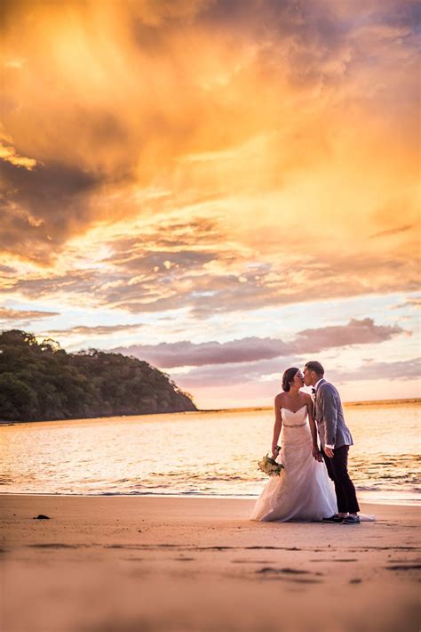 Elegant Beach Wedding in Costa Rica | Beach wedding photography, Costa rica beach wedding, Beach ...