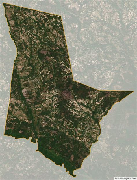 Map of Tattnall County, Georgia - Thong Thai Real