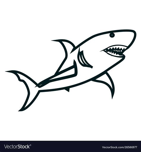 Vector Design, Graphic Design, Art Simple, Line Art Vector, Outline Designs, Shark Bites, Car ...