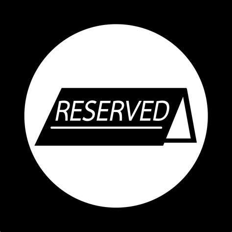 Reserved Free Vector Art - (2,451 Free Downloads)