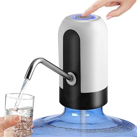 PUDHOMS 5 Gallon Water Dispenser - USB Charging Universal Fit Water Bottle Pump for Drinking ...