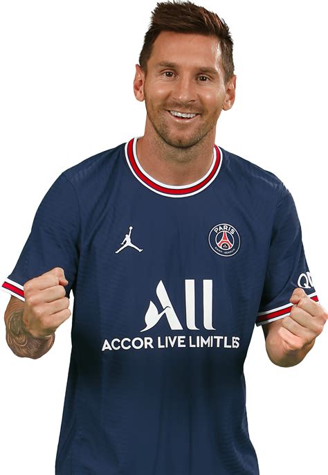 Lionel Messi Paris Saint-Germain football render - FootyRenders