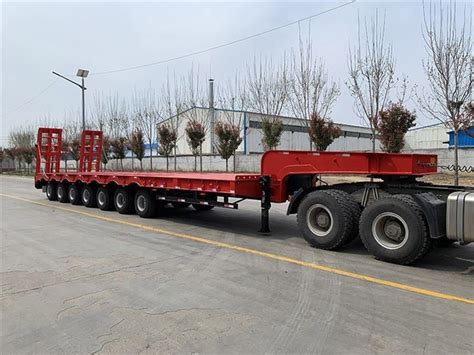 China 100 Ton Lowbed Trailer Manufacturers Factory - 100 Ton Lowbed ...