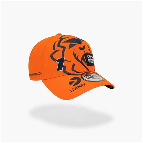 Oracle Red Bull Racing Shop: Max Verstappen Orange Lion Driver Cap 2023 ...