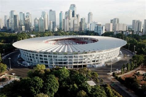 Pembangunan Awal Stadion Gelora Bung Karno Indonesia Sejarah Bangunan ...