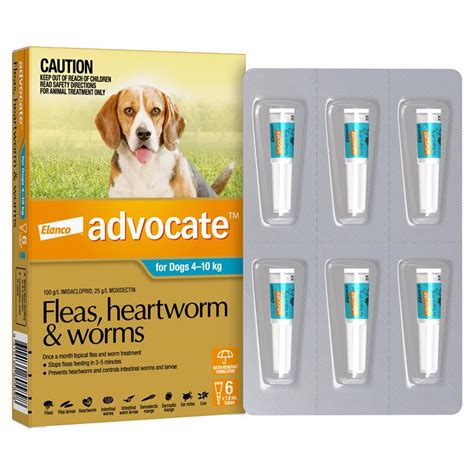 Buy Advocate Dog Medium 4-10KG 6 Online at Chemist Warehouse®