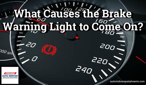 What Causes the Brake Warning Light to Come On?