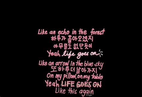 Bts Life Goes On Lyrics Written By - BTSRYMA