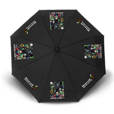 MineCraft Foldable Umbrella For Sunny Rainy Anti-UV Umbrella | giftcartoon