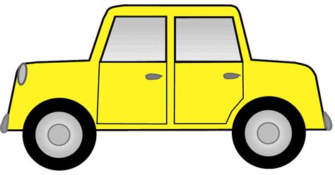Yellow car sketch clipart, 15 cm long | This clipart drawing… | Flickr