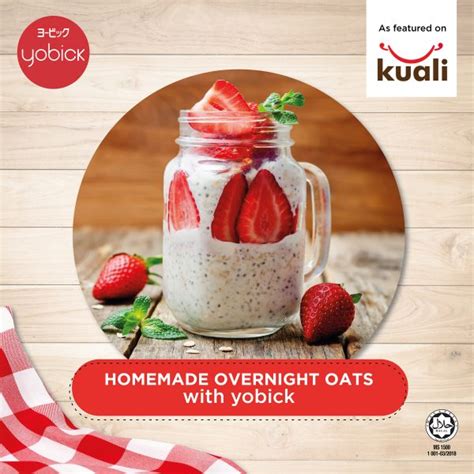 Homemade Easy Overnight Oat with Yogurt Drink - Kuali