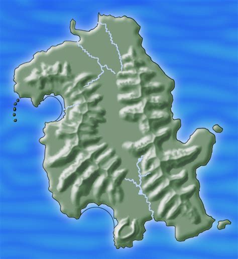 Lost Island Map: Lost island map template (Ver. 2)