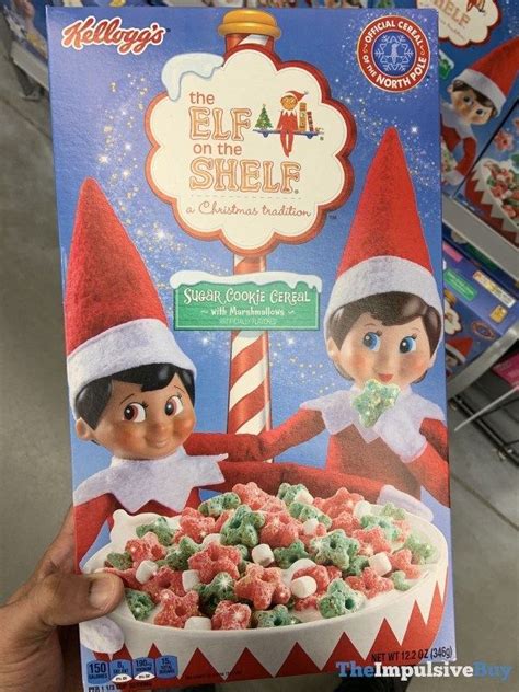 Kellogg’s The Elf on the Shelf Sugar Cookie Cereal with Marshmallows ...