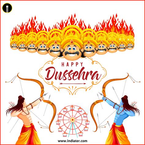 Happy Dussehra Festival wishes images and greetings - Indiater