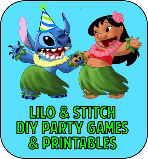 Lilo and Stitch Party Games & Printable Party Supplies