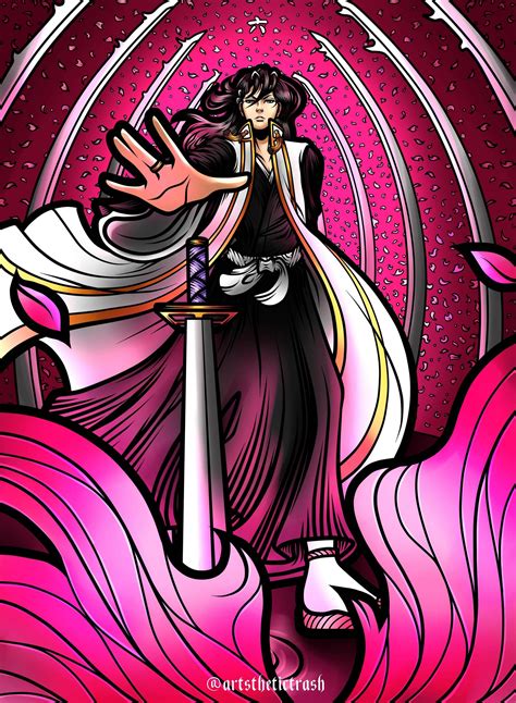 [oc art] byakuya + senbonzakura kageyoshi 🌸 : r/bleach