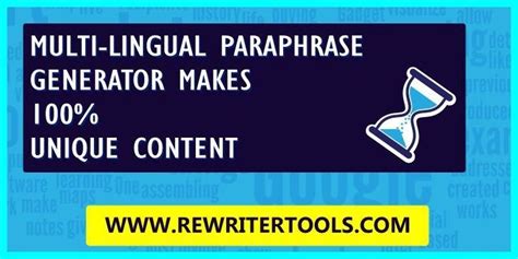 Use the Best Paraphrase Generator For Free | Paraphrase, Sentences, Creating a brand