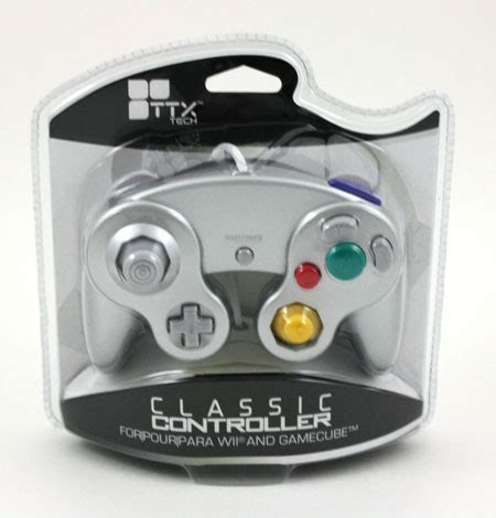 New Nintendo Gamecube Wii Silver Controller