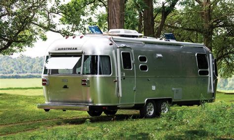 Airstream’s new 27-foot Euro-styled silver trailer harkens back to the company’s origins ...