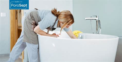 What is the best way to clean and disinfect the bathroom?