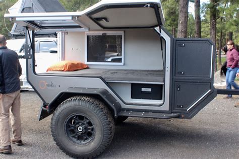 Overkill T.K.4.7 off-road camping trailer rides small but opens up for ...