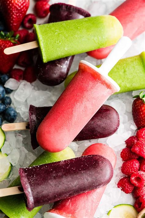 Healthy Homemade Fruit Popsicles - JoyFoodSunshine