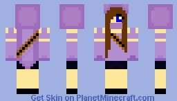 Purple Ninja Minecraft Skin