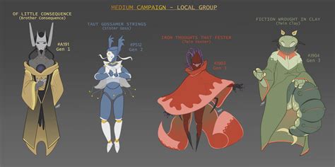 The Medium's Iterator Group (Rain World OCs) by MewificArt on DeviantArt