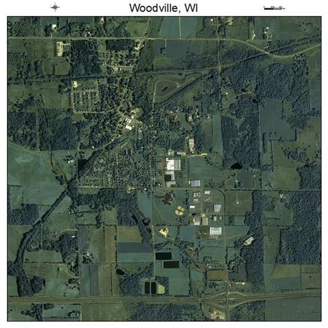 Aerial Photography Map of Woodville, WI Wisconsin