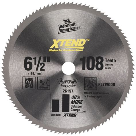 Vermont American 26157 3-3/8" XTEND Steel Circular Saw Blade For Wood Cutting - Walmart.com ...