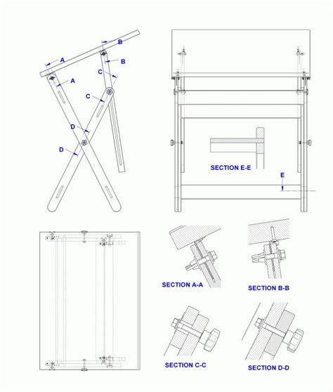 Drawing board - Assembly drawing | Drawing desk, Woodworking plans pdf, Woodworking plans beginner