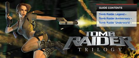 Tomb Raider Trilogy - ps3 - Walkthrough and Guide - GameSpy