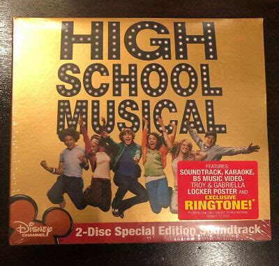 HIGH SCHOOL MUSICAL Walt Disney Channel Movie Music Soundtrack 2-Disc ...