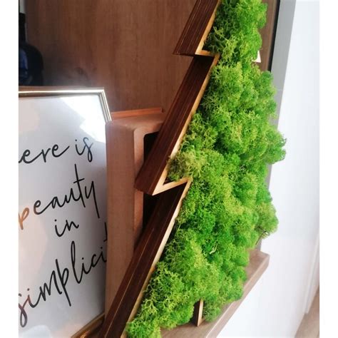 Christmas Moss Tree. Moss Wall Art. Moss Design. Christmas - Etsy