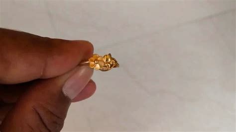 2 Grams Gold Ring New Design Model from GRT jewellers - YouTube