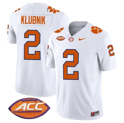 [Trending] Shop New Cade Klubnik Jersey #2 Acc Patch White