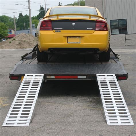 Heavy duty 94"L x 15"W low profile loading ramps for loading vehicles ...